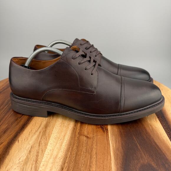 Polo by Ralph Lauren Other - Polo Ralph Lauren Asher Cap Toe Derby Shoes Men’s Size 11 Dark Brown $195 NEW